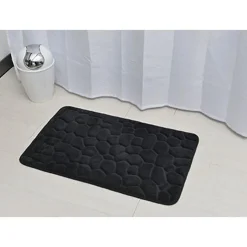 Best TENDANCE Tapis 50x80cm noir