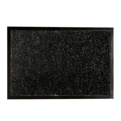 Online Tapis 80x120cm noir chine blanc