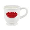 Best KITCHEN COLLECTION Tasse avec bouche blanc/rouge