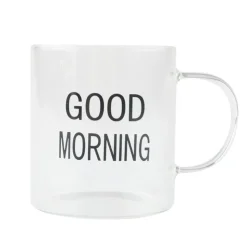 Hot SIMPLY Tasse en verre avec ecriture