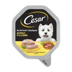 Online CESAR Terrines poulet et dinde 150g