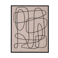 Clearance JAPANDI Toile encadree lin