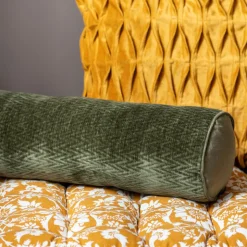 TROPICAL PARADISE Traversin zigzag 45x15cm vert fo