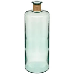 Outlet Vase bouteille raphia h75cm
