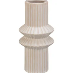 Discount NATURAL HOME Vase strie relief