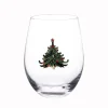 Sale L'ATELIER DU PAIN D'EPICES Verre avec decorations sapin