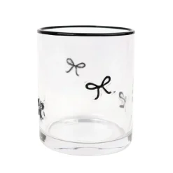 New KITCHEN COLLECTION Verre bas motif noeud noir