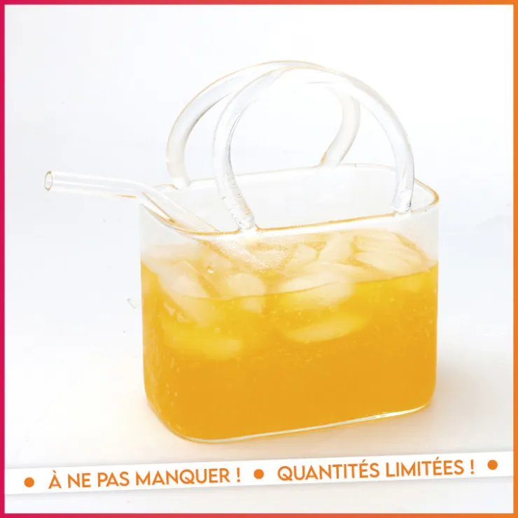 Discount KITCHEN COLLECTION Verre en forme de sac a main