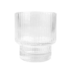 Sale KITCHEN COLLECTION Verre strie transparent 31cl x4