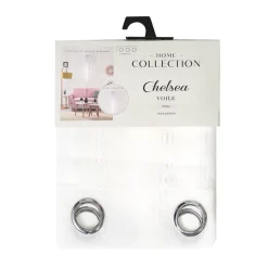 Sale HOME COLLECTION Voile a oeillets chelsea