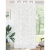 Best HOME COLLECTION Voile feuillette 140x240cm blanc