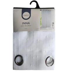 New HOME COLLECTION Voile inna 140x240cm blanc