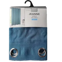 Best HOME COLLECTION Voile jeanne 140x240cm bleu