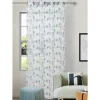 Hot HOME COLLECTION Voile oeillets flore 140x240cm
