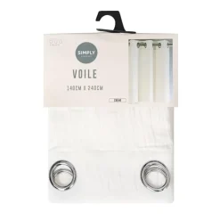 Discount HOME COLLECTION Voile 140x240cm creme